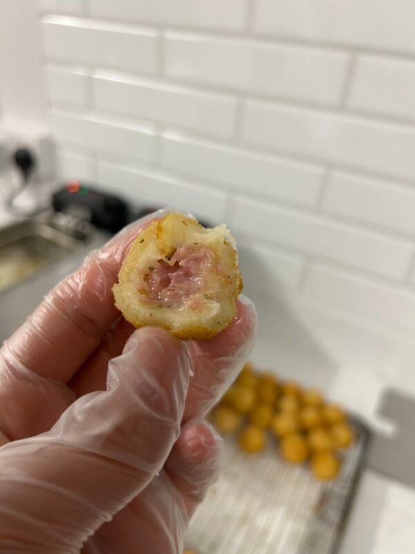 Ham & Cheese Ball Snack